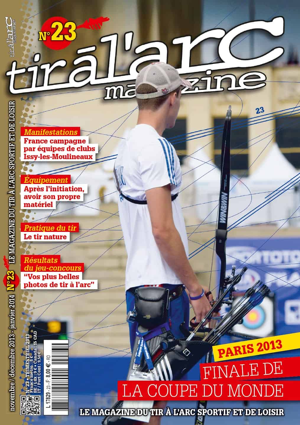 Couverture Tir à l'Arc Magazine – Numéro 23