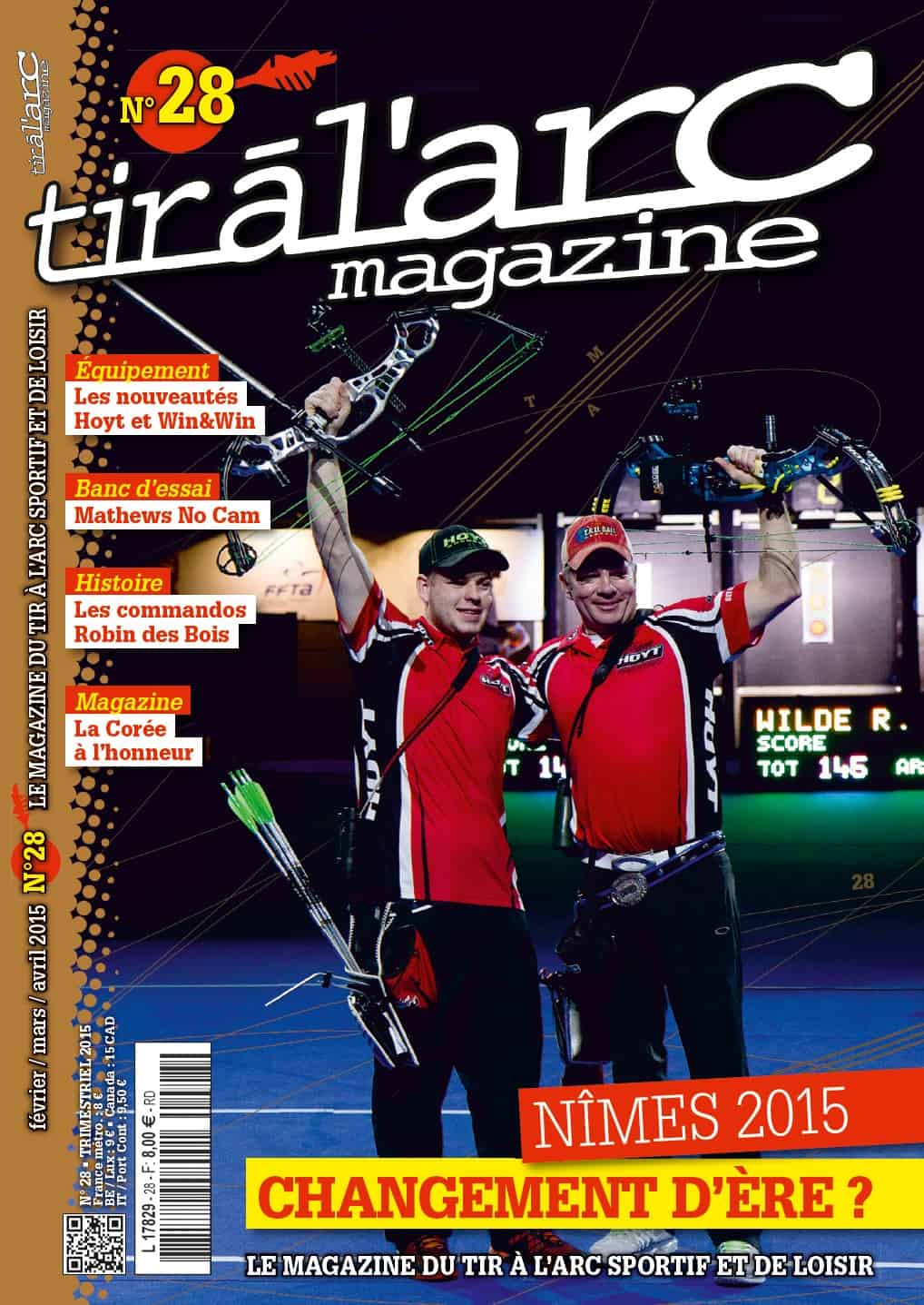 Couverture Tir à l'Arc Magazine – Numéro 28