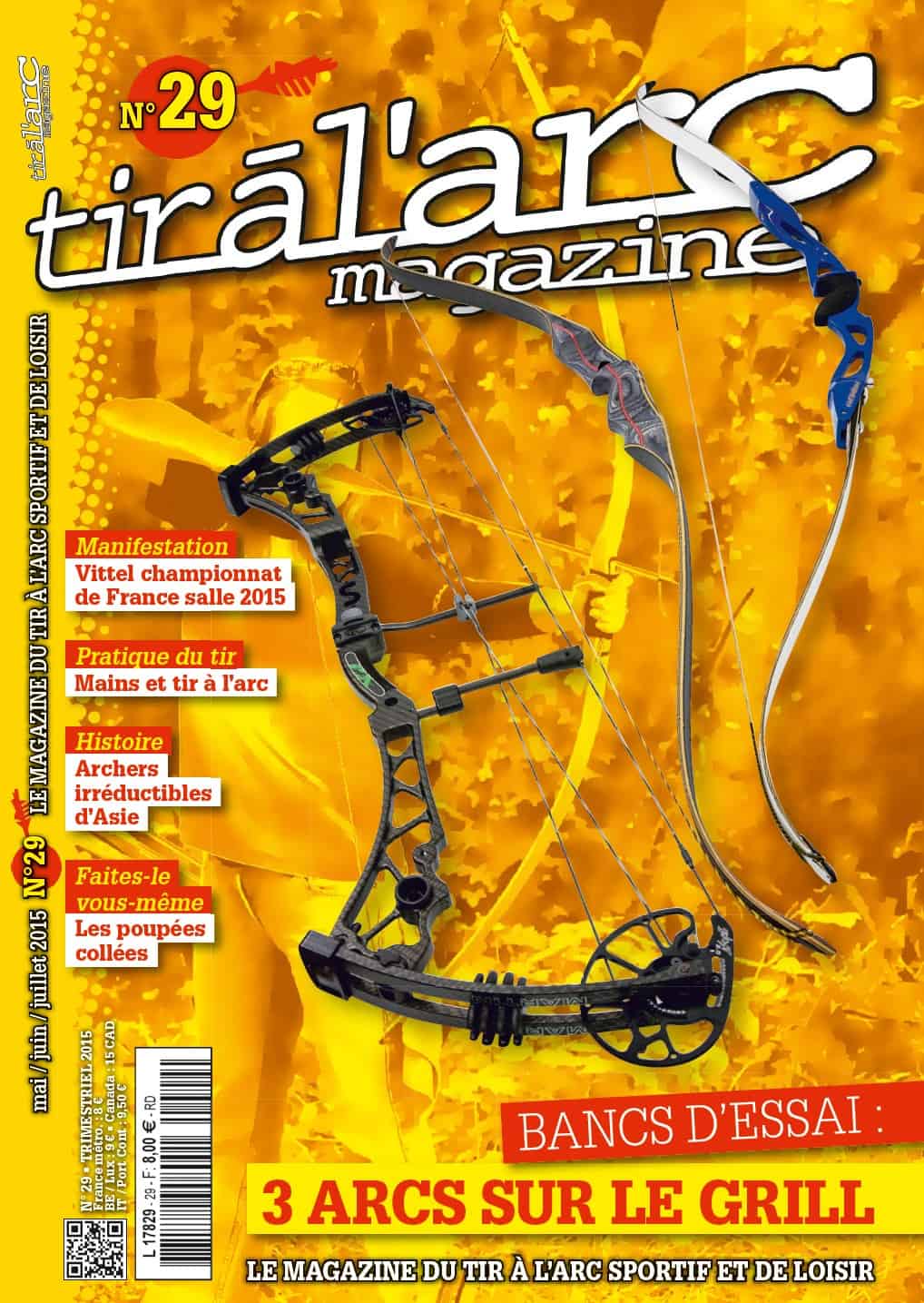 Couverture Tir à l'Arc Magazine – Numéro 29