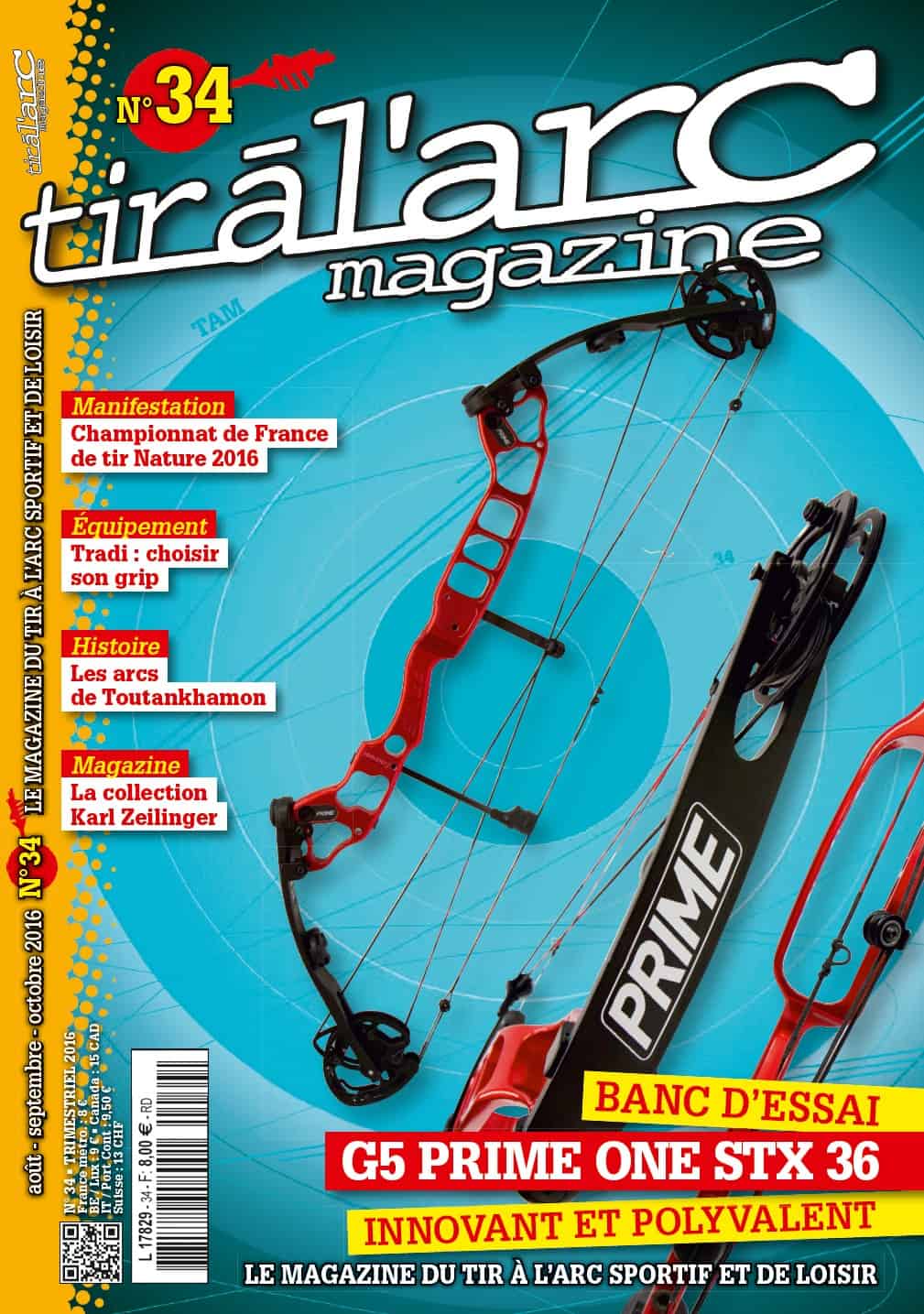 Couverture Tir à l'Arc Magazine – Numéro 34