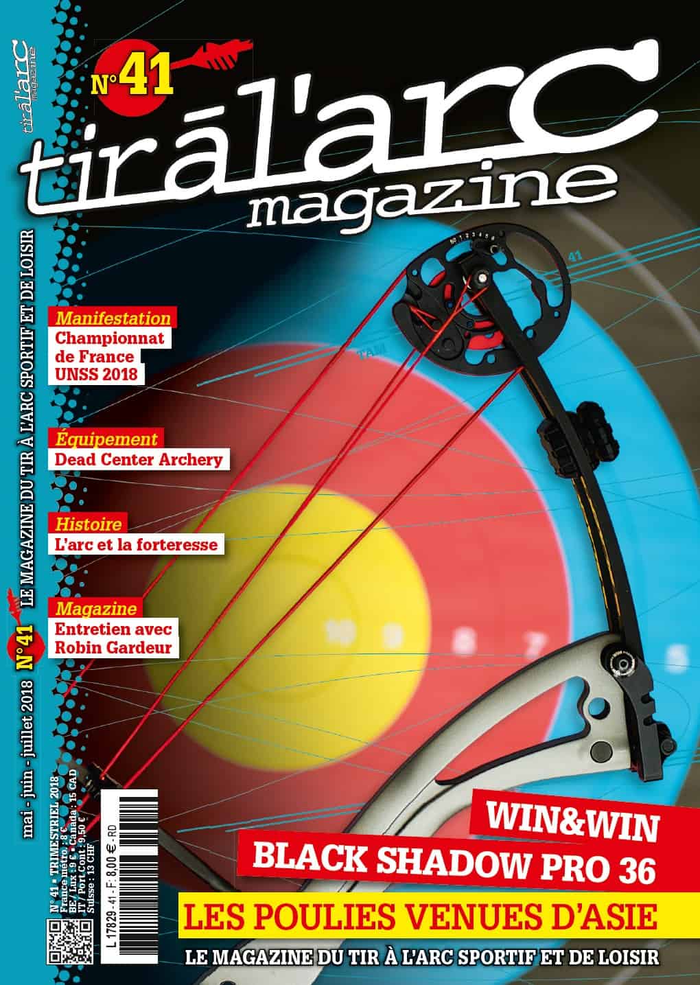 Couverture Tir à l'Arc Magazine – Numéro 41