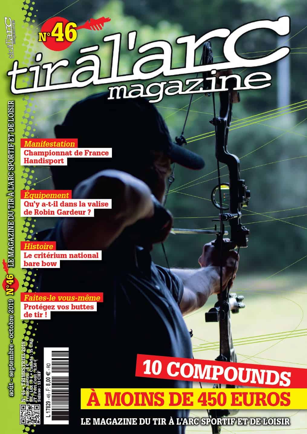 Couverture Tir à l'Arc Magazine – Numéro 46