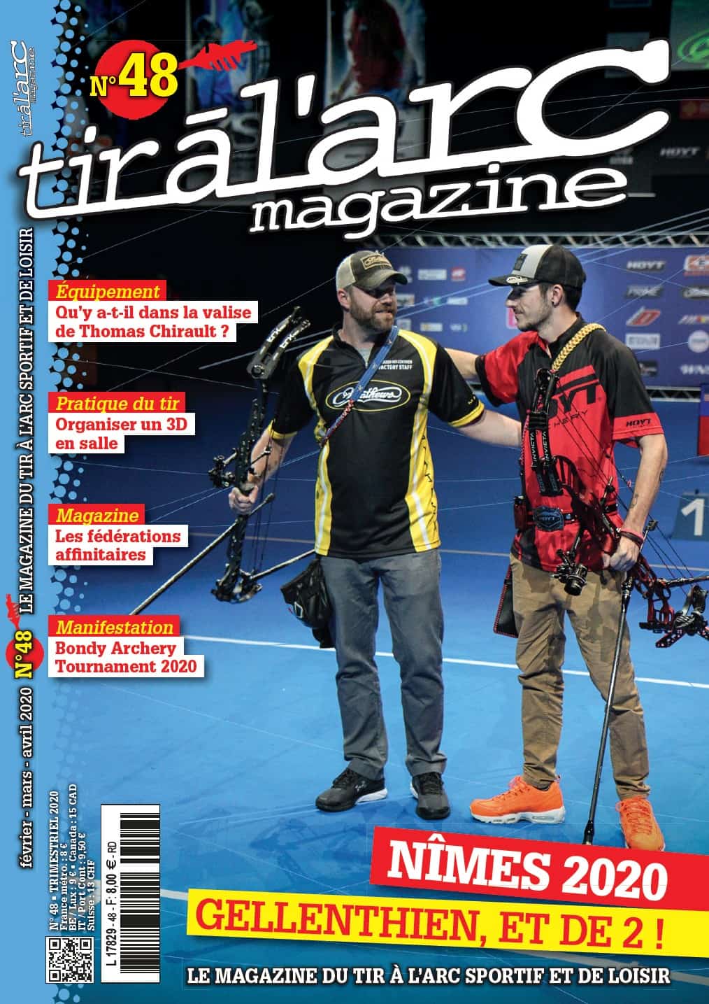 Couverture Tir à l'Arc Magazine – Numéro 48