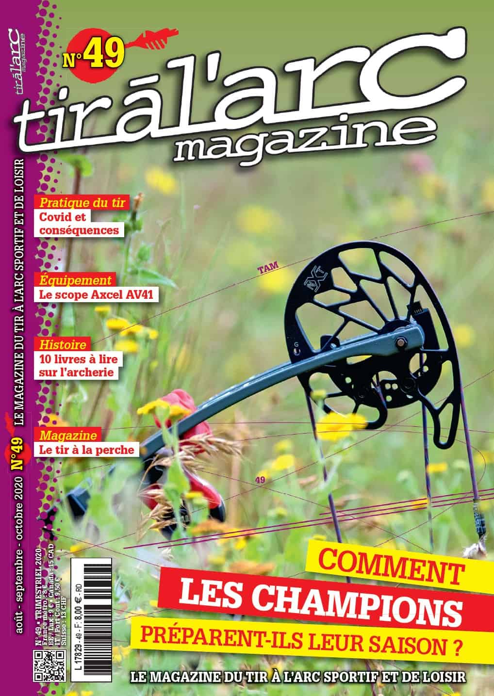Couverture Tir à l'Arc Magazine – Numéro 49