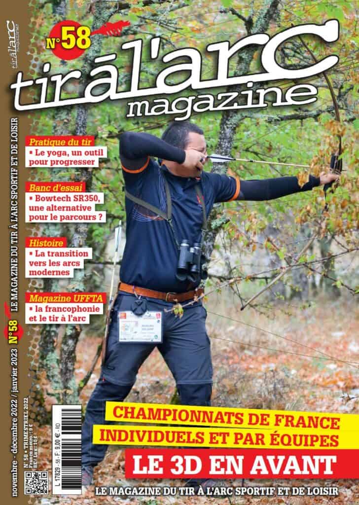 Couverture Tir à l'Arc Magazine – Numéro 58