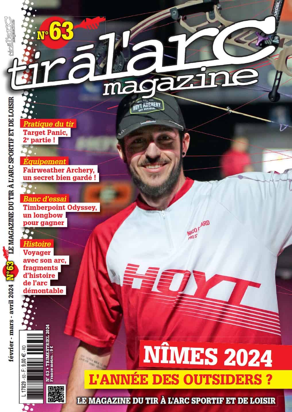 Couverture Tir à l'Arc Magazine – Numéro 63