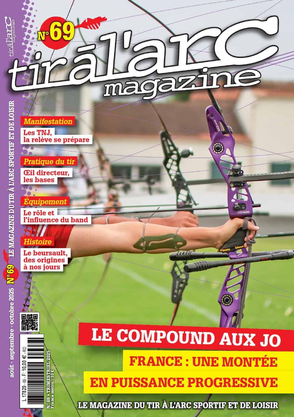 Couverture Tir à l'Arc Magazine – Numéro 69